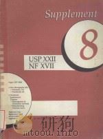 SUPPLEMENT 8 USP 22 NF 17 1993 PDF电子版封面