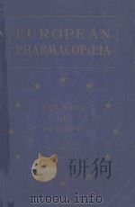 EUROPEAN PHARMACOPOEIA  SECOND EDITION PART 2   1980  PDF电子版封面     