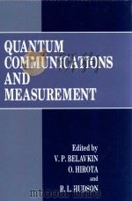 Quantum communications and measurement（1995 PDF版）