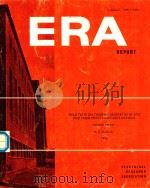ERA REPORT 1962 PDF电子版封面