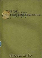 IEEE 1990 ULTRASONICS SYMPOSIUM PROCEEDINGS VOL.2（1990 PDF版）