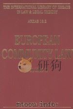 EUROPEAN COMMUNITY LAW VOLUME II 1993 PDF电子版封面 1855212439