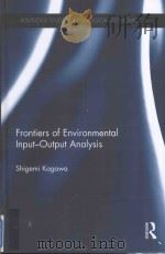 Frontiers of Environmental Input-Output Analysis（ PDF版）