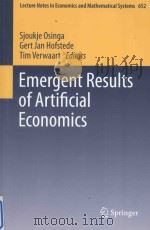emergent results of artificial economics PDF电子版封面 9783642211072