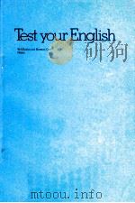 TEST YOUR ENGLISH PDF电子版封面 W S FOWLER AND NORMAN COE