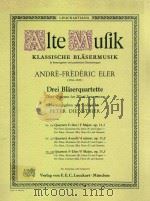 blaserquartett f-dur   1974  PDF电子版封面     