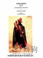 concerto in f for bassoon and piano (1763-1826) 1963 PDF电子版封面 Franz Danzi