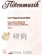 sonata in a major for flute solo 1986 PDF电子版封面