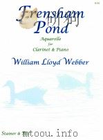 Frensham Pond Aquarelle for clarinet & Piano   1960  PDF电子版封面     