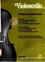 Wolfgang Amadeus Mozart sonata in b-flat major for violoncello (bassoon) and piano according to k.29 1990 PDF电子版封面 Wolfgang Amadeus Mozart