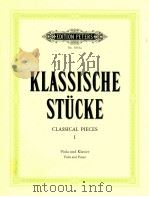 CLASSICAL PIECES Viola and Piano Ⅰ PDF电子版封面