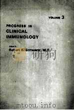 PROGRESS IN CLINICAL IMMUNOLOGY VLOUME 3   1977  PDF电子版封面  0808909975   