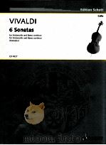 6 Sonatas for Violoncello and Basso continuo ED 4927 1958 PDF电子版封面