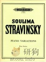 Piano Variations First Series 1970 PDF电子版封面