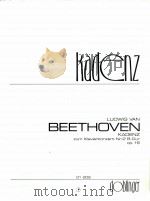 Kadenz zum KlavierKonzert Nr.2 B-Dur op.19 01 202 1955 PDF电子版封面