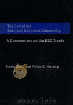 THE LAW OF THE EUROPEAN ECONOMIC COMMUNITY A COMMENTARY ON THE EEC TREATY VOLUME 5 CUMULATIVE SUP 1980 PDF电子版封面