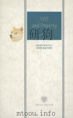 VAT AND PROPERTY SECOND EDITION 1993 PDF电子版封面 0421481900