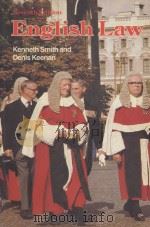 ENGLISH LAW SEVENTH EDITION 1982 PDF电子版封面 0273018280