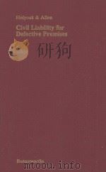 CIVIL LIABILITY FOR DEFECTIVE PREMISES（1982 PDF版）