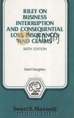 RILEY ON BUSINESS INTERRUPTION AND CONSEQUENTIAL LOSS INSURANCES AND CLAIMS SIXTH EDITION 1985 PDF电子版封面 0421319208