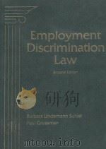 EMPLOYMENT DISCRIMINATION LAW SECOND EDITION 1976 PDF电子版封面 0871793865