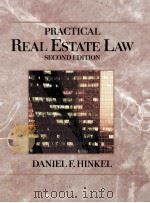 PRACTICAL REAL ESTATE LAW  SECOND EDITION（1995 PDF版）