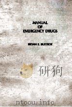 manual of emergency drugs PDF电子版封面