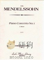 Piano Concerto No. 1 G Minor op.25 conductor's score 00041 PDF电子版封面 Felix Mendelssohn
