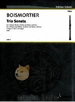 Trio Sonata for 2 Oboes Flutes Violins and Basso continuo F major Ruf OBB 5 1730 PDF电子版封面