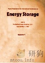 ENERGY STORAGE VOLUME1 PDF电子版封面 0906085500 BHRA FLUID ENGINEERING