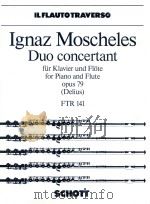 Duo Concertant for piano and flute opus 79 FTR 141 1998 PDF电子版封面