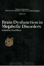 BRAIN DYSFUNCTION IN METABOLIC DISORDERS RESEARCH PUBLICATIONS:ASSOCIATION FOR RESEARCH IN NERVOUS A（1974 PDF版）