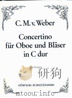 Concertino für Oboe und Blaser in C dur gm910 1980 PDF电子版封面