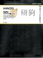 Suite from The Water Music for Flute and Basso continuo G major ED 12255 1986 PDF电子版封面