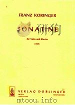 Sonatine fur Viola und Klavier 1949 1967 PDF电子版封面