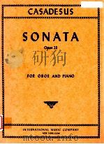Sonata Opus 23 for oboe and piano No.2906（1985 PDF版）