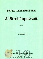 2.Streichquartett op.27 stimmen 06 134 1974 PDF电子版封面