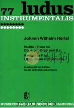 Partita Ⅱ F fOr Oboe 1970 PDF电子版封面 obl.Organ And continuo Erstdru