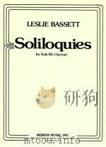 Solioquies for Solo Bb Clarinet   1978  PDF电子版封面     