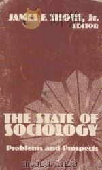 THE STATE OF SOCIOLOGY  PROBLEMS AND PROSPECTS（1981 PDF版）
