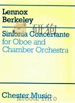Sinfonia Concertante for oboe and chamber orchestra Op.84 1994 PDF电子版封面