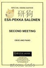 Second Meeting for Oboe and piano 1993 PDF电子版封面