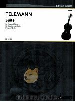 Suite for Viola and Piano D major ED 10196   1952  PDF电子版封面     