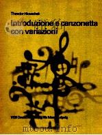 Introduzione e canzonetta con variazioni 1967 dvfm 8339 1987 PDF电子版封面