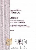 Arioso for Oboe and Piano ed10536 1910 PDF电子版封面