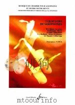 5 quatours de saxophones transcription:V.DYCK 1998 PDF电子版封面 W.A.Mozart