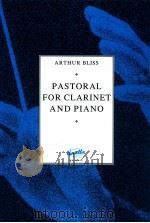 Pastoral for Clarinet and Piano composed C.1916（1980 PDF版）