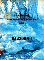album of orchestra parts for bassoon Ⅰ tragic overture No.8511 PDF电子版封面