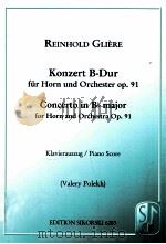 concerto in Bb major for minor for horn and orchestra op.91 6283 PDF电子版封面