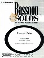 premier solo for with piano accompaniment PDF电子版封面 E.Bourdeau